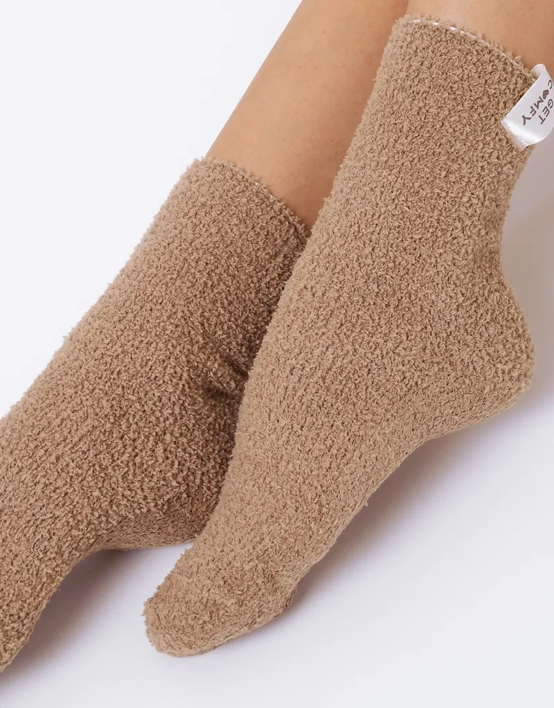 ΚΑΛΤΣΕΣ COMFY SOCKS 2-PACK LATTE\EKRU ARUELL