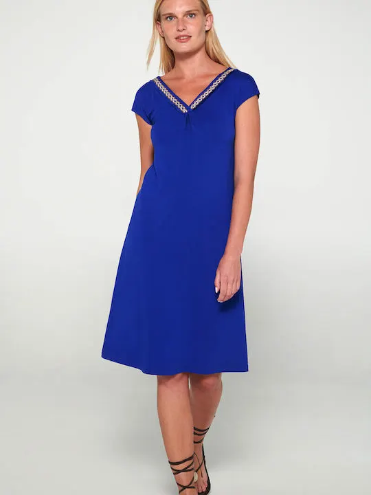 Vamp Φόρεμα Blue Lapis 20510