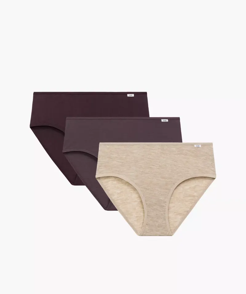ΚΥΛΟΤΑΚΙΑ ATLANTIC 3-PACK Women's classic panties 3CLP-004-FIOJ/ROS/BRO
