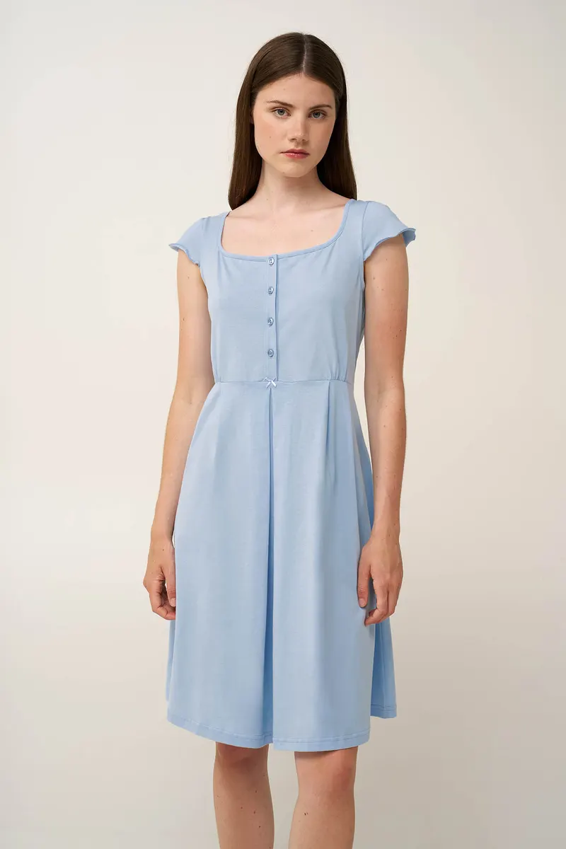 ΝΥΧΤΙΚΟ VAMP 24249 NIGHTGOWN 100% COTTON COTTON SJ 95cmPlacket