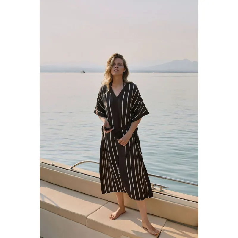 Aruelle Φόρεμα με Ζώνη Cedar 39.01.23.961 - chocolate